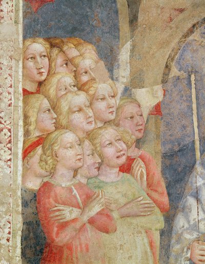 Fragments of Heads by Tommaso Masolino da Panicale